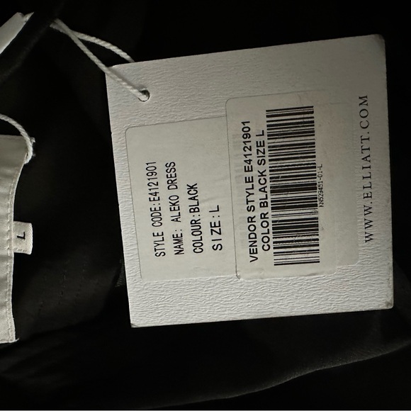 Elliatt Aleko Dress Black Size Large NEW WITH TAG - Picture 8 of 11